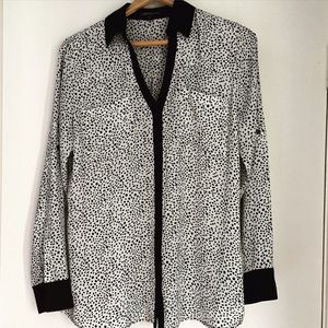 Dress to success black and whiter shirt