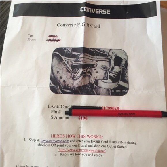 $100 online code for converse - Picture 2 of 2