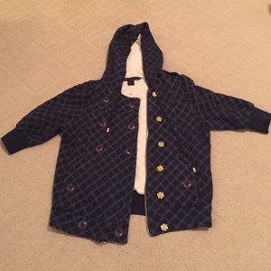 Marc by Marc Jacobs cotton half sleeve navy jacket