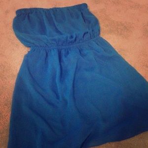 ***BUNDLED 😎👍Express blue tube top dress