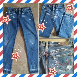 Adriano Goldschmed (ag) distressed jeans