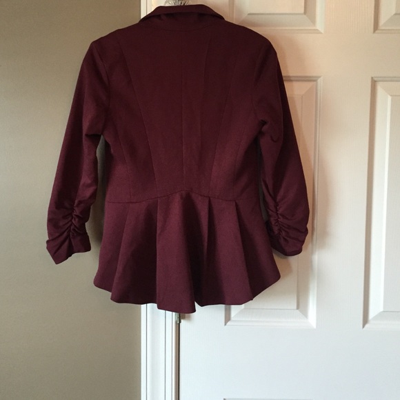 Gibson NWOT Nordstrom Burgundy Blazer - Picture 2 of 4