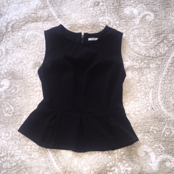 Kimchi Blue black peplum