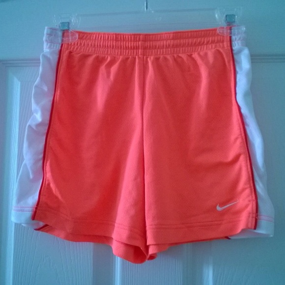 Nike Neon Orange Athletic Shorts