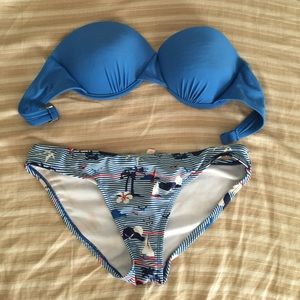 Cute blue sailing/stripe bikini