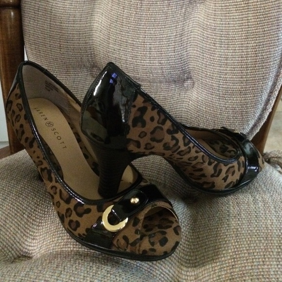 Cheetah print heels.