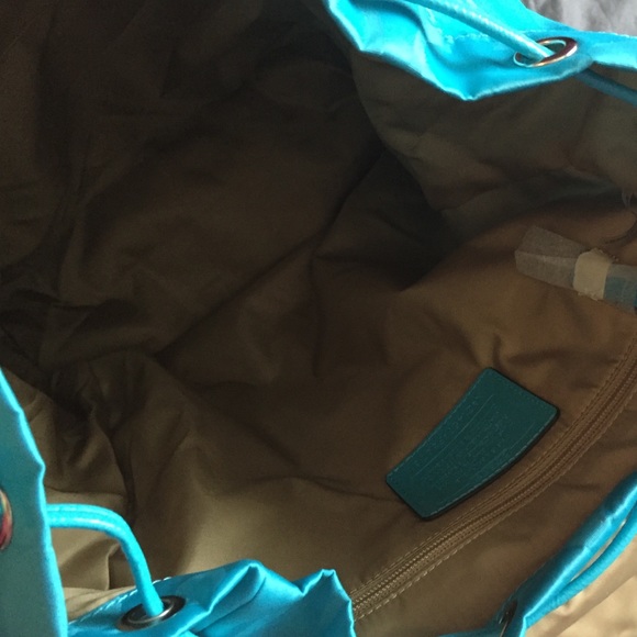 Blue Coach Backpack