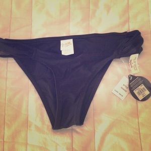 Black swim suit bottoms