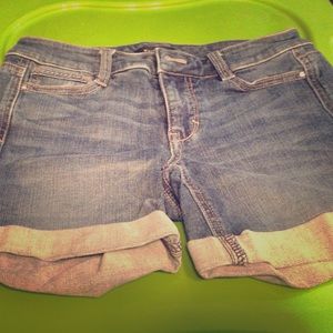 White House Black Market Jean shorts! Like New!