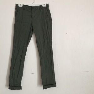 Olive green pants