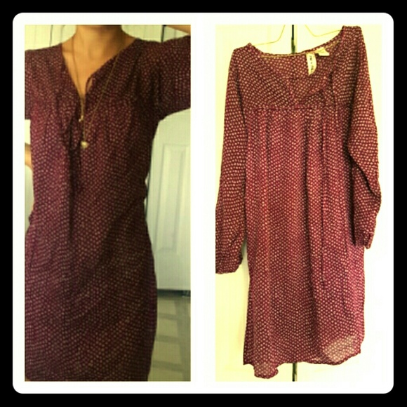 Wet seal peasant dress