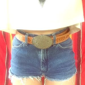 SOLD: Rhinestone Cowboy Belt Buckle Nearly Vintage