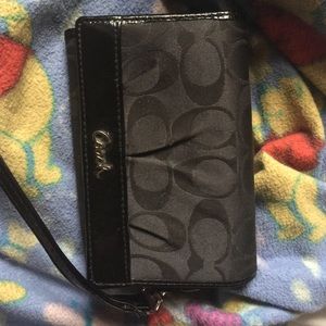 Cute black coach wallet !Will Negotiate or trade !