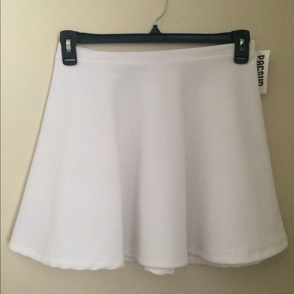 White Skater Skirt