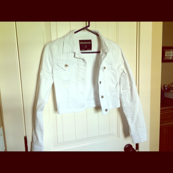 White jean Jacket
