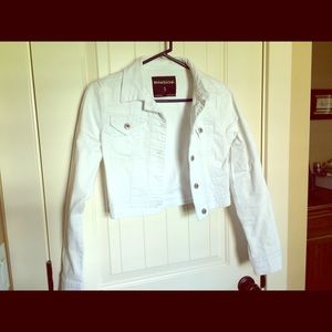 White jean Jacket