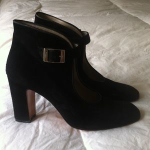 Sold!!!!!!Salvatore Ferragamo suede black ankle