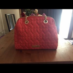 Coral Betsey Johnson Purse