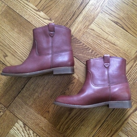 Madewell shortie brown boot