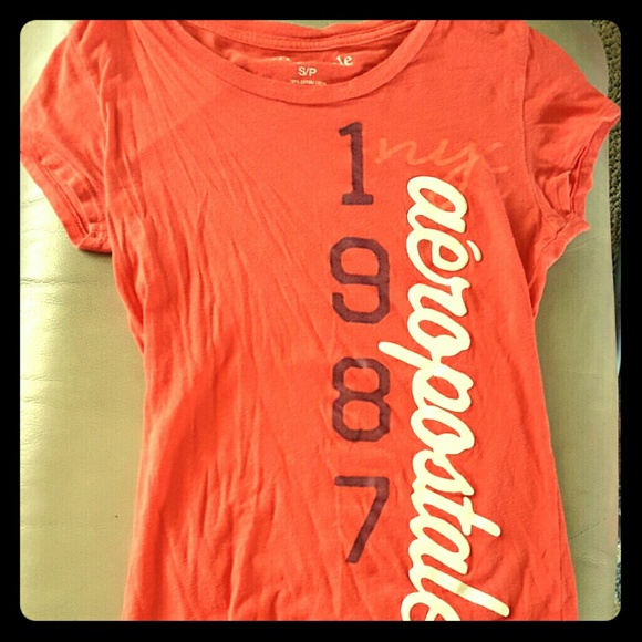 Aeropostale orange tee