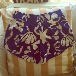 Lily Blue and White shorts