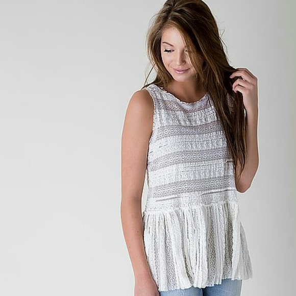 Sold!! ππFREE PEOPLE peplum topππ - Picture 3 of 3