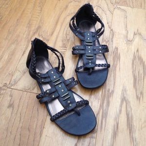 Mossimo flat sandals dark brown