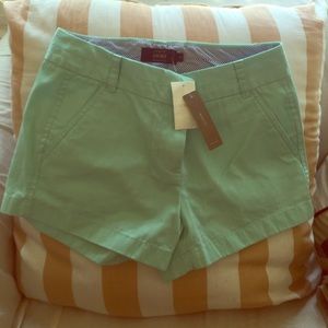 J. crew Aqua chino shorts! NWT