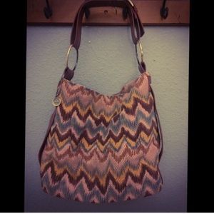 Multicolored Big Buddha Knit Purse