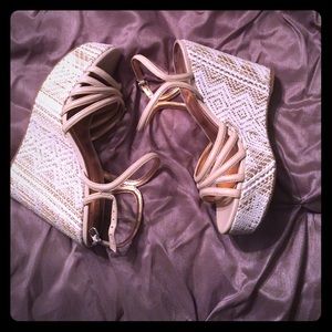 Nude BCBGeneration Wedges.