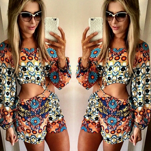 Romper floral👑