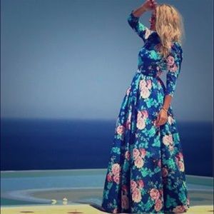 💐Long Bohemian floral print Maxi Dress👗💐