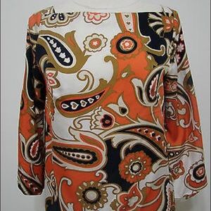 J crew boat neck tunic . With 3/4 sleeve