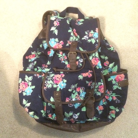 Floral backpack