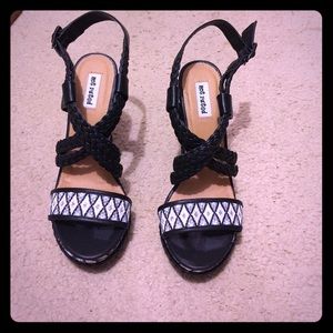 Black and Aztec Wedges by Not Rated