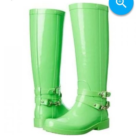 Coach Size 8 Rain Boots