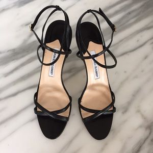 MANOLO BLAHNIK - NEW ! Pippo Sandals - Size 39.5