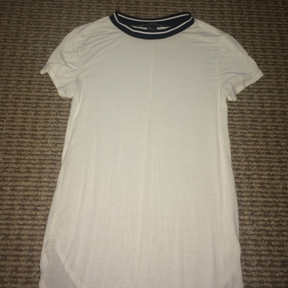 Cream short sleeve top