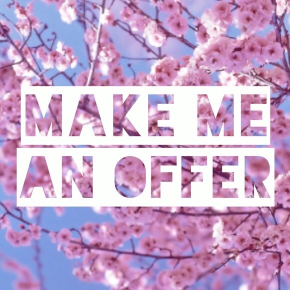 Always open to reasonable offers!