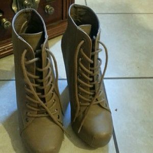 Tan boots