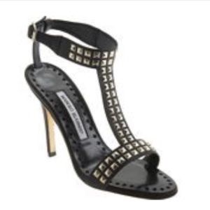 MANOLO BLAHNIK - Creon T-Strap Sandal - Size 40.5
