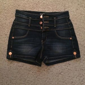 High waist Jean shorts