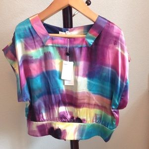 Walter Baker 100% silk size 8 shirt