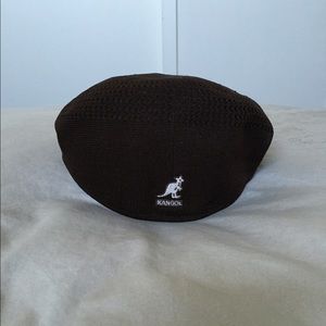 Kangol brown paperboy hat