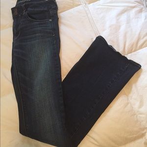 American Eagle boot cut jeans, extra long.