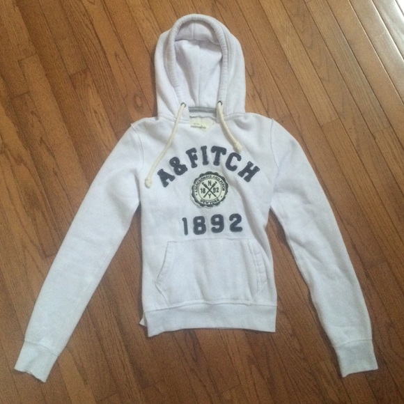 White Abercrombie & Fitch Hoodie
