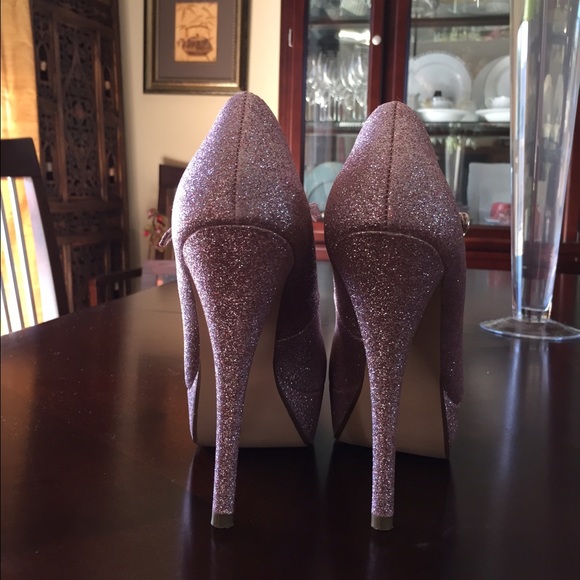 Steve Madden Glitter Platform Heels - Picture 3 of 4