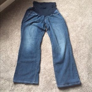 Indigo Blue Maternity Jeans -- 1X