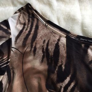 Animal print Blanc Noir dress
