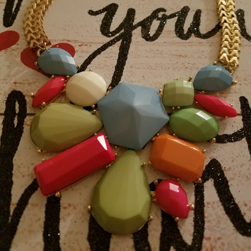 Gorgeous candy bib necklace